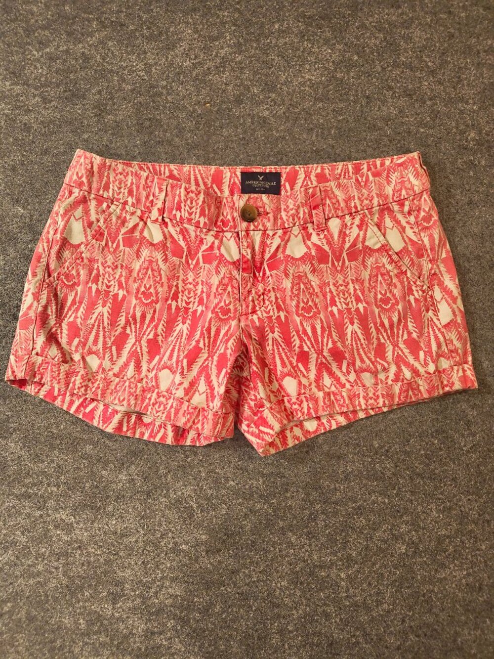 American Eagle MIDI Stretch Linen Shorts Women’s 8